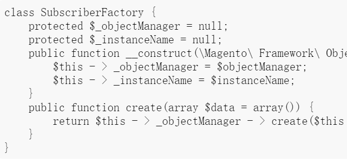 magento2中的工厂模式factory,factories详解